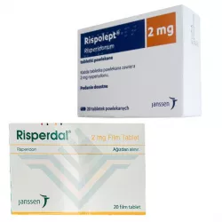 Рисполепт таб. 2мг (название Rispolept / Risperdal) №20 в Тюмени и области фото