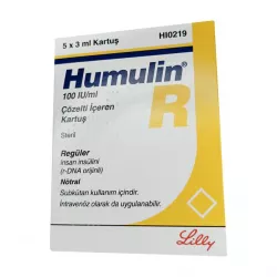 Хумулин Регуляр инсулин (Humulin-R) 100 МЕ/мл сусп. для ин. 3мл 5шт в Тюмени и области фото