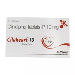Цилнидипин таб. :: Cilaheart 10 мг №45 в Тюмени и области фото