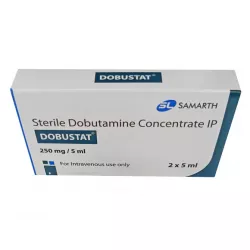 Добутамин Dobustat (dobutamine) р-р д/ин амп 250мг/5мл  №2 (2шт по 5мл) в Тюмени и области фото